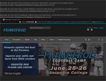 Tablet Screenshot of primoprod.com